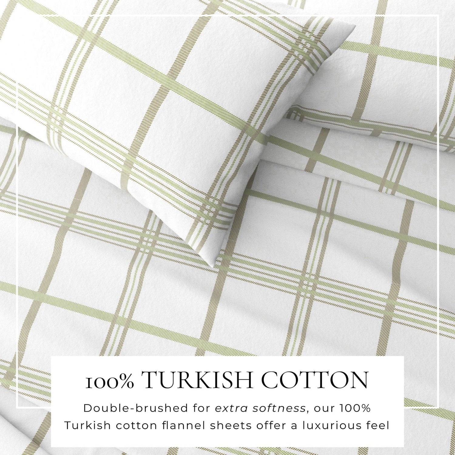 Turkish Cotton Flannel Sheet - Belle Collection