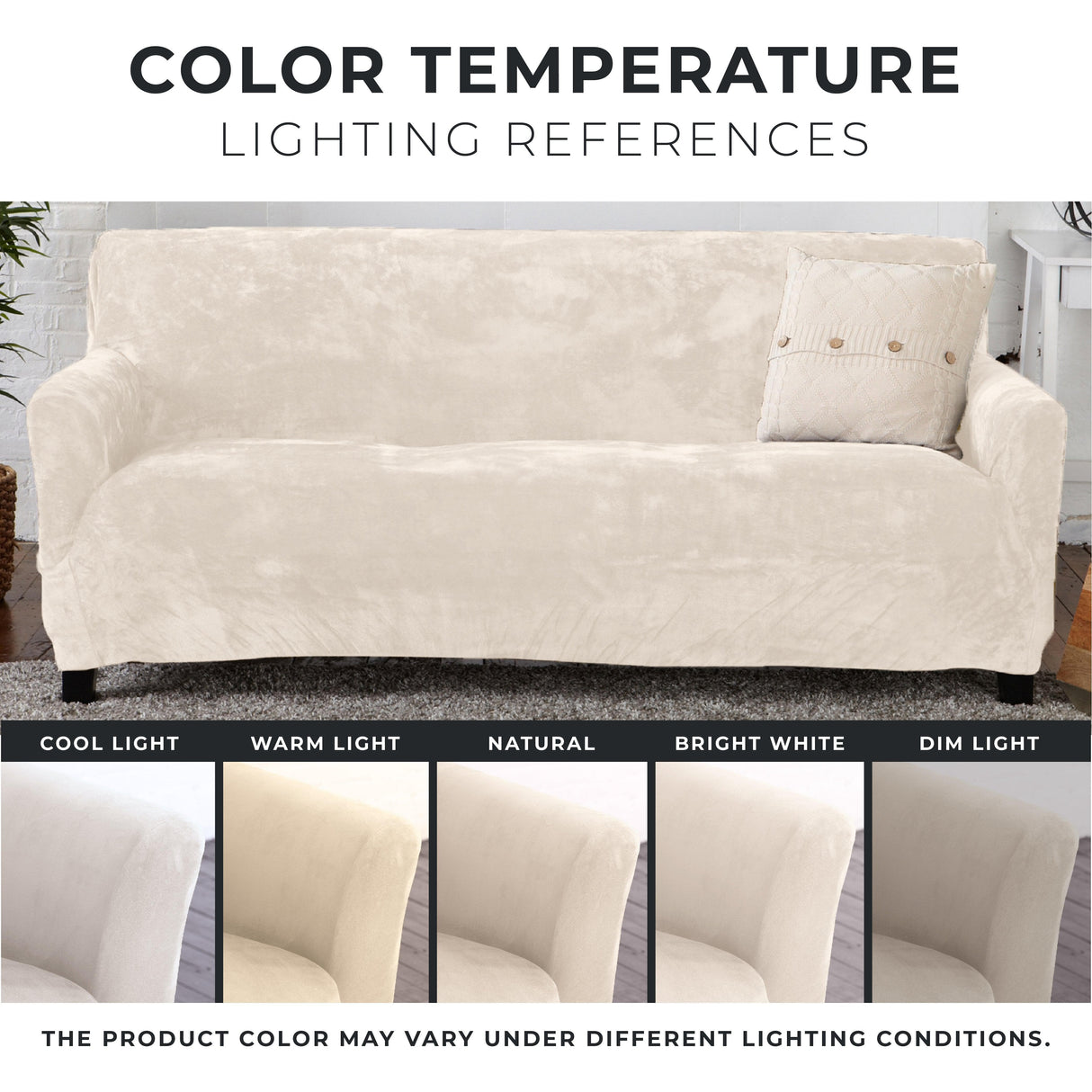 Velvet Stretch Slipcover - Gale Collection