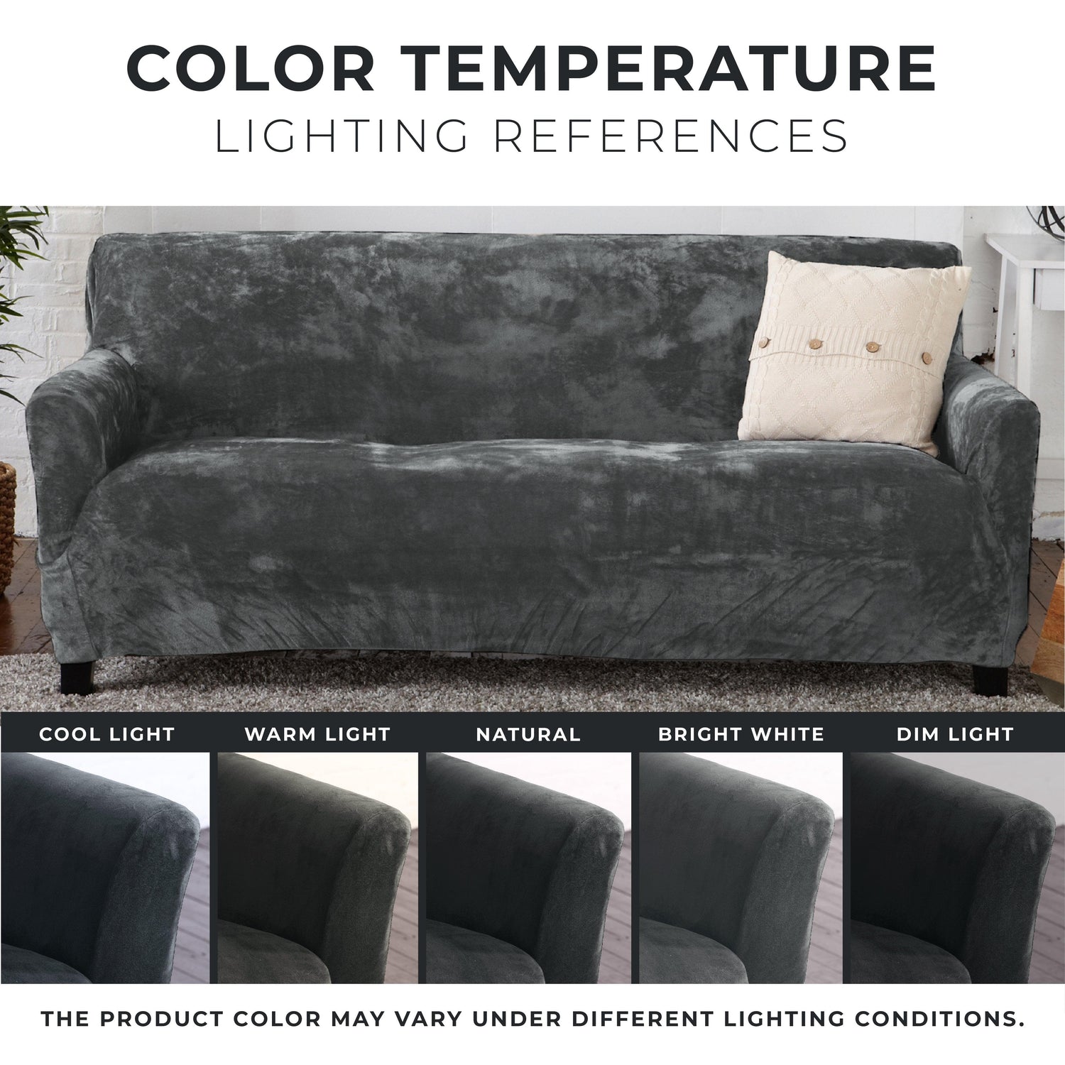 Velvet Stretch Slipcover - Gale Collection