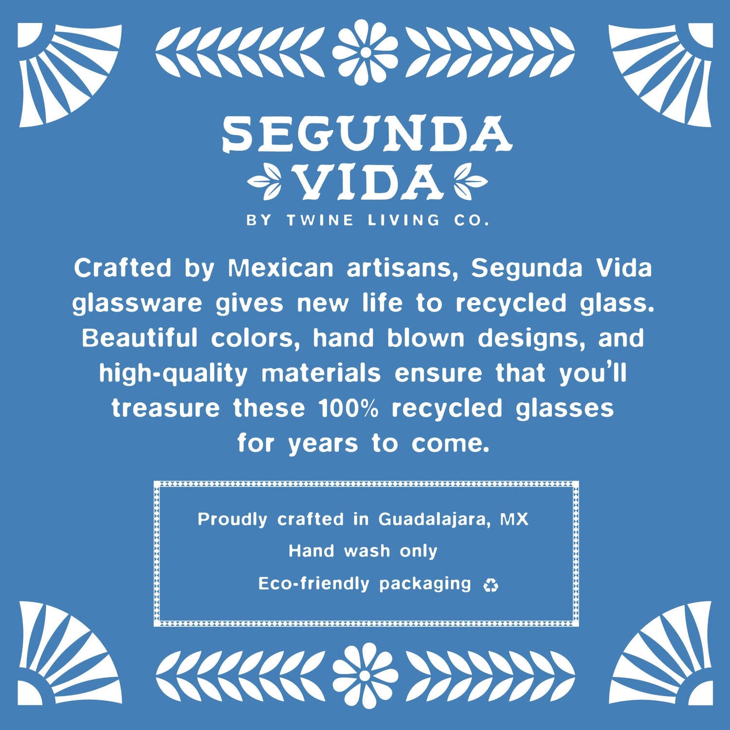 Segunda Vida Artistico Stemless Wine Glasses