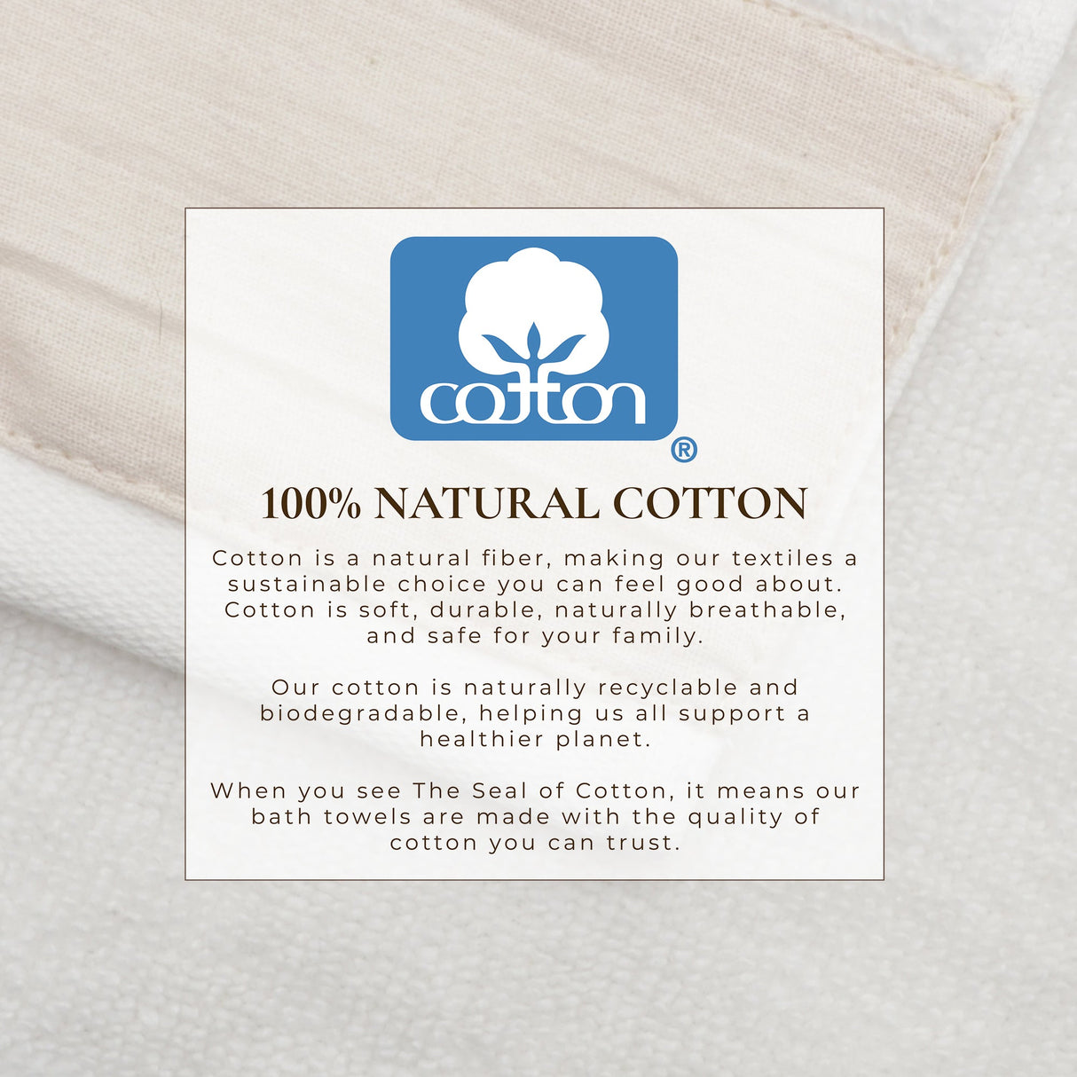 Cotton Linen-Like Border 6-Piece Towel Set - Priya Collection