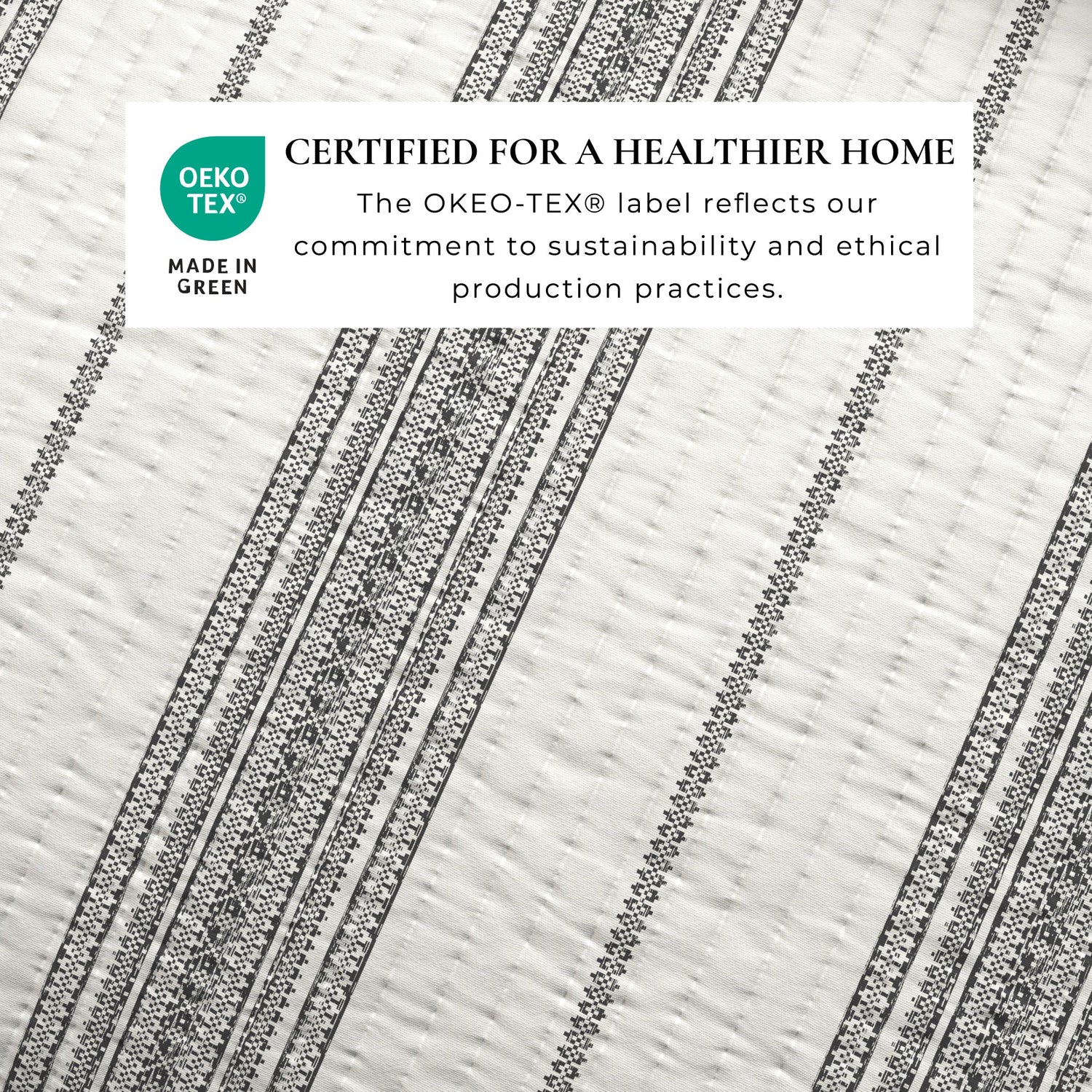 3-Piece Stripe Quilt - Wesley Collection