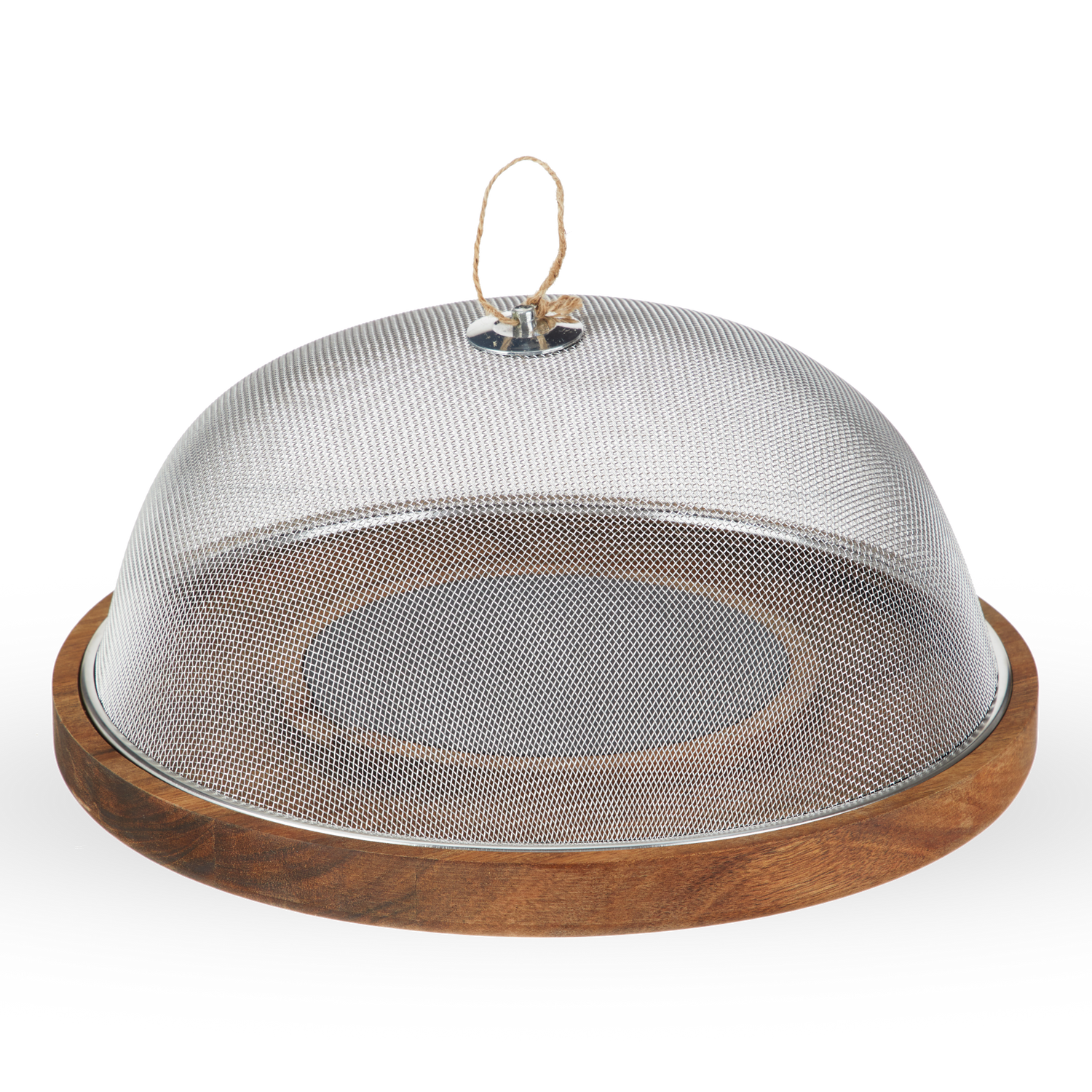 Modern Manor Slate & Acacia Cheese Board with Dome