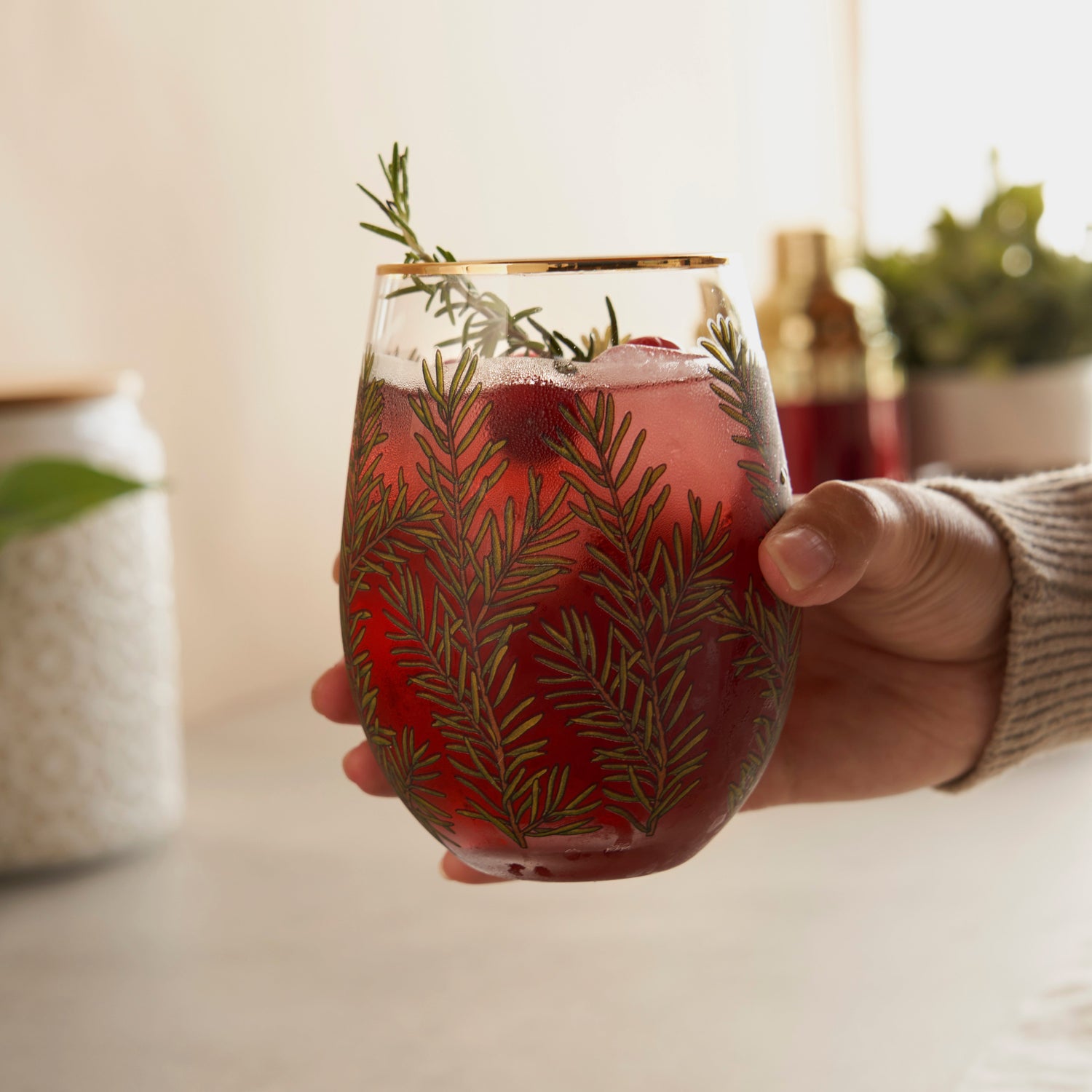 Woodland Stemless Wine Glass Set