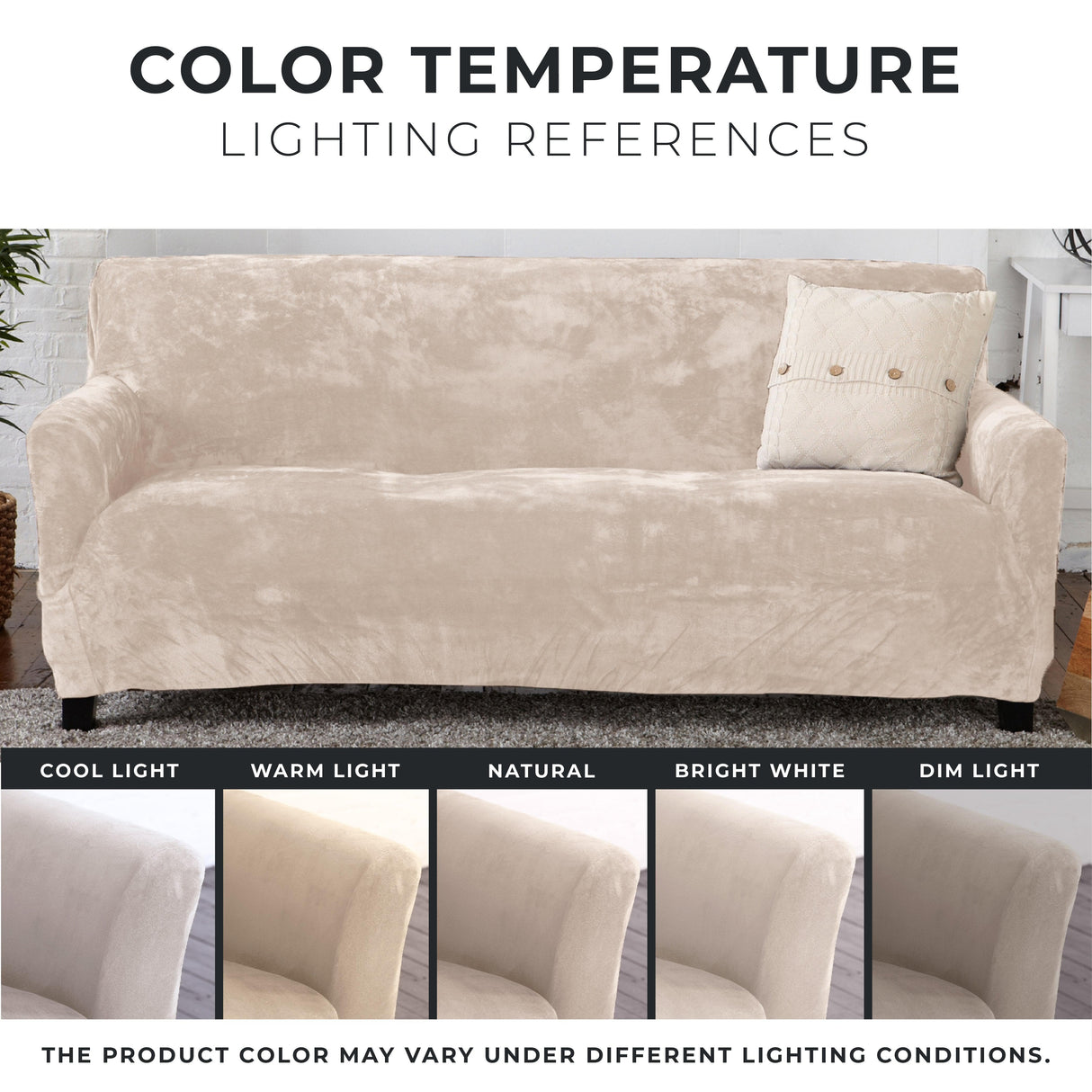 Velvet Stretch Slipcover - Gale Collection