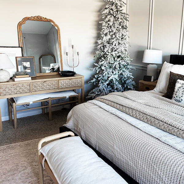 Antique Inspired Ornate Gold Mirror