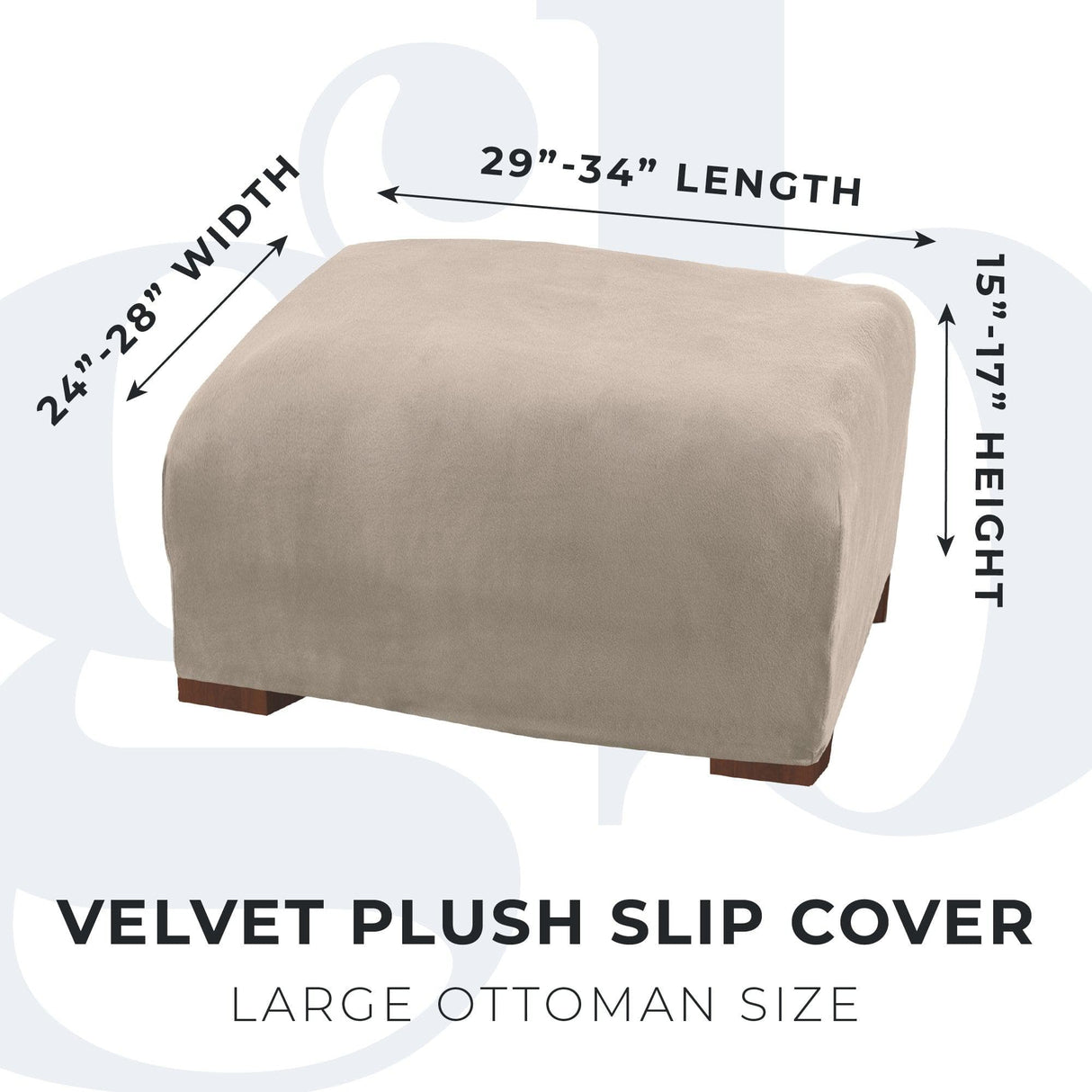 Velvet Stretch Slipcover - Gale Collection