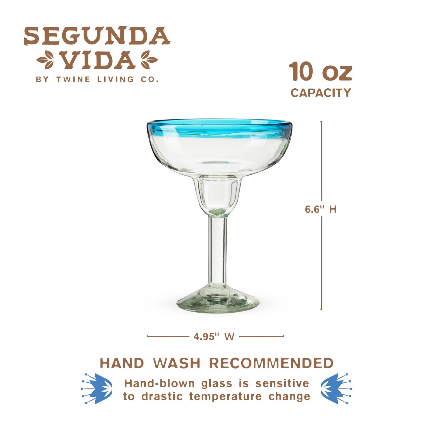 Segunda Vida Primavera Margarita Glasses