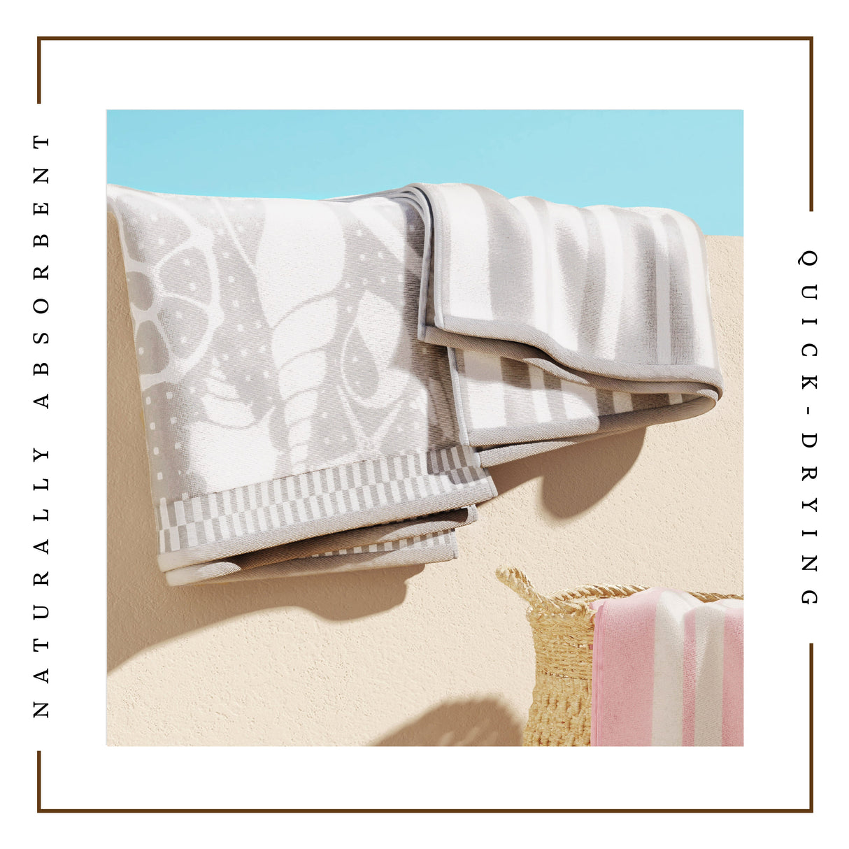 Cotton Velour Beach Towel - Maui Collection