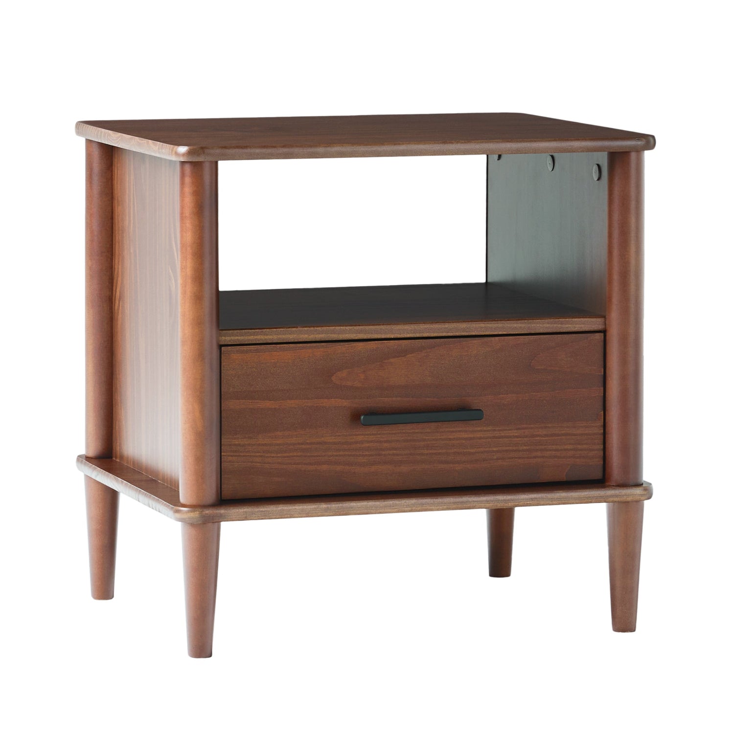 Transitional-solid-wood-spindle-nightstand-–-walnut-Nightstands