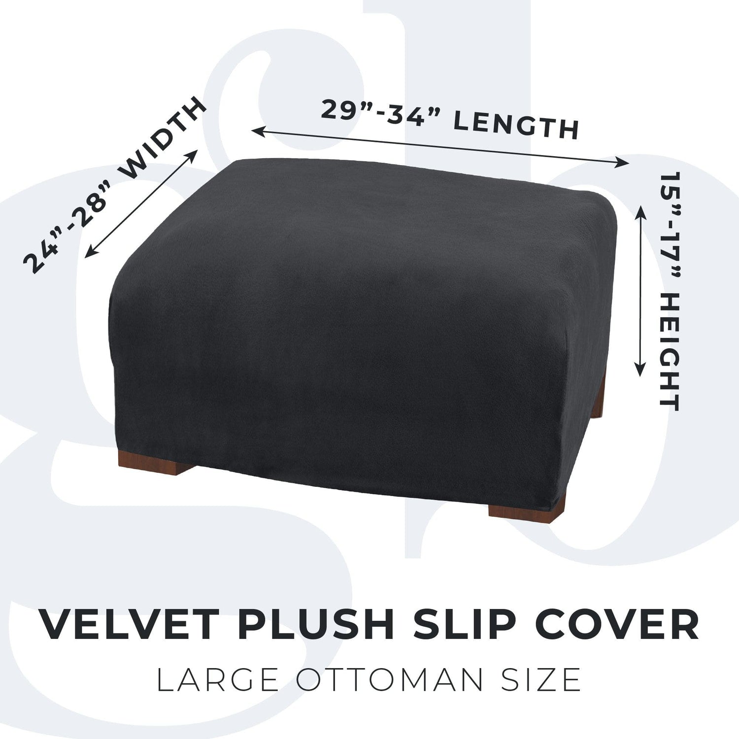 Velvet Stretch Slipcover - Gale Collection