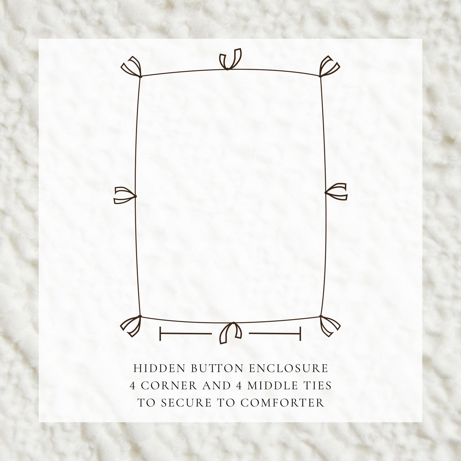 100% Cotton Waffle Weave Duvet Set - Mattea Collection