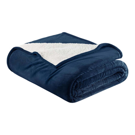 Velvet Plush Sherpa Bed Blanket - Sherpa Fleece Collection