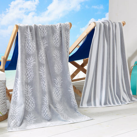 Cotton Velour Beach Towel - Maui Collection