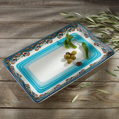 Zanzibar-Rectangular-Serving-Platter-–-Oven-Safe-Stoneware-Bakeware