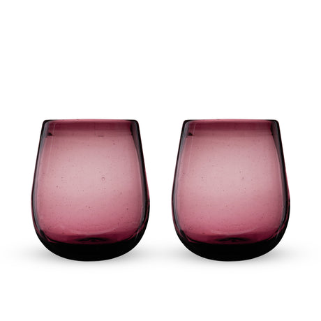 Segunda Vida Rosado Stemless Wine Glasses