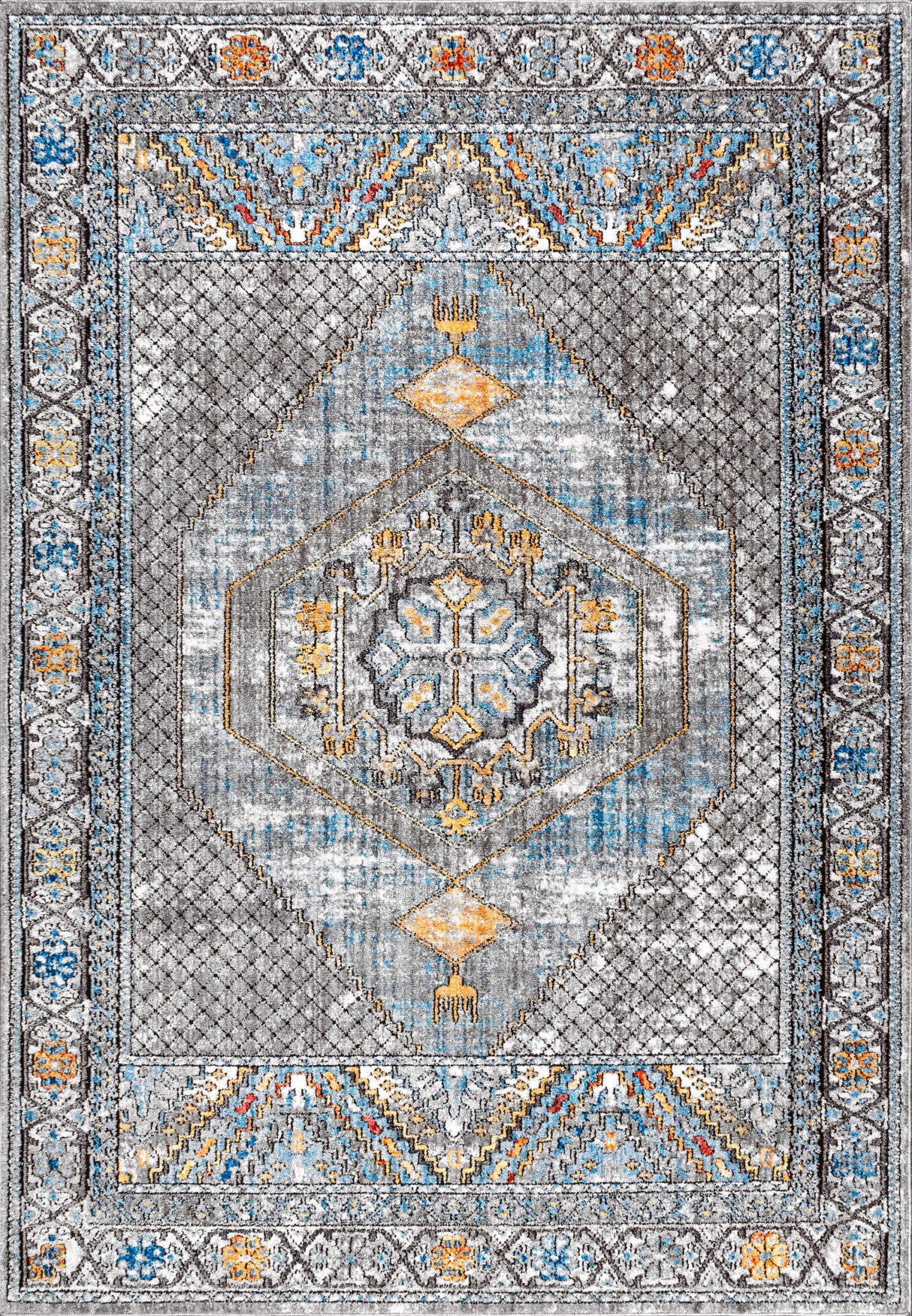 Geometric-Vintage-Medallion-Area-Rug-Rugs