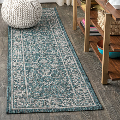 Palazzo Vine & Border Textured Weave Indoor/Outdoor Area Rug