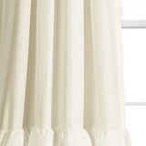 Allison Ruffle Window Curtain Panel Set