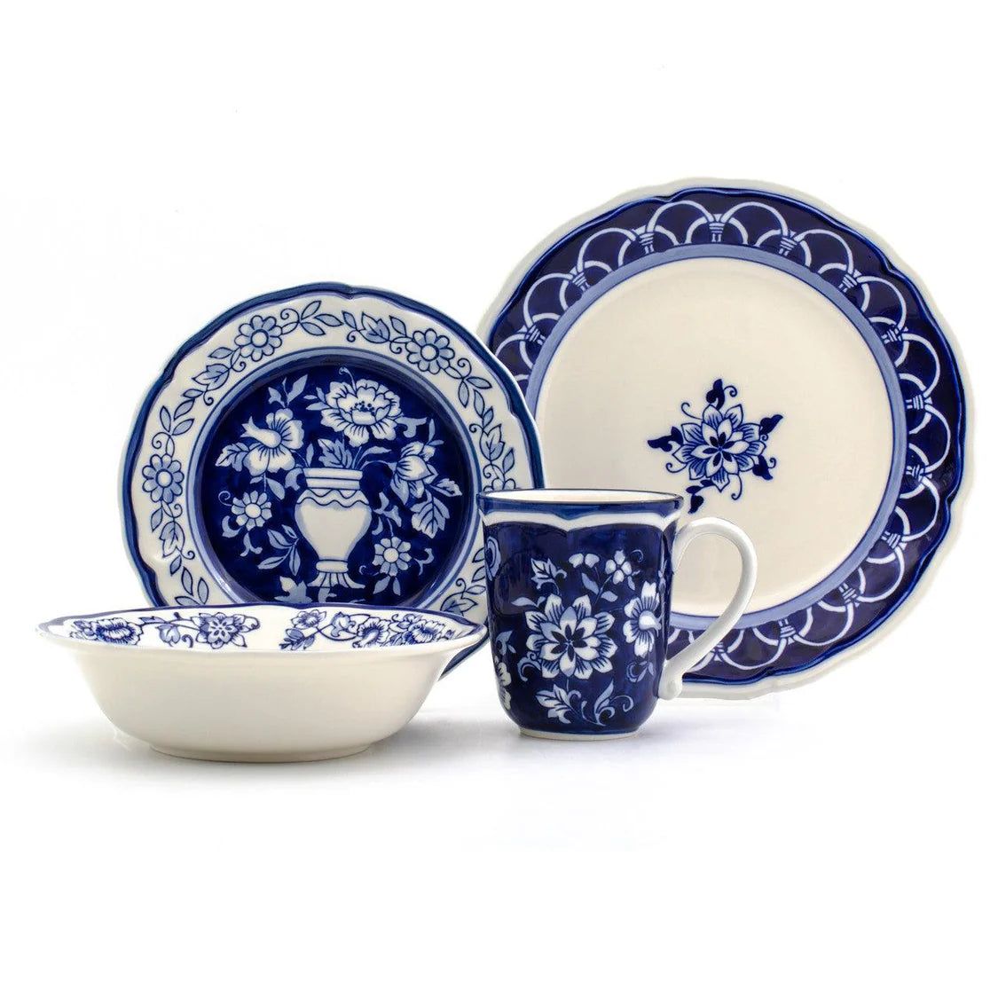16 Piece Hand-painted Dinnerware Set