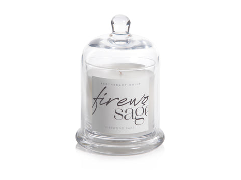 Firewood-Sage-Scented-Candle-Jar-with-Glass-Dome-Ivory-Scented-Candles