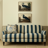 Chalfont Pillow Cover in Porcelain Blue, Schumacher Textiles