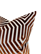 Vanderbilt Pillow Cover in Russet, Schumacher Textiles