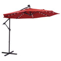 Jake-Solar-LED-Patio-Outdoor-Umbrella-10-ft-(Red)-Umbrellas