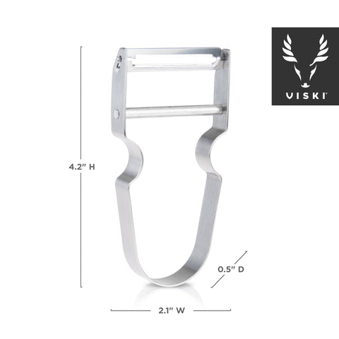 Stainless-Steel-Citrus-Peeler-by-Viski-Wine-and-Bar-Tools