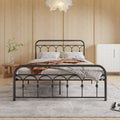 Queen-Metal-Bed-Frame-with-Headboard-and-Footboard-Bed-Frames
