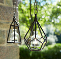 Metal-Frame-Hanging-Tea-Light-Holder-(Set-of-2)-Lanterns