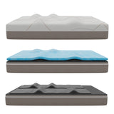 Ghostbed massage mattress hybrid profile
