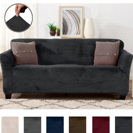 Velvet Stretch Slipcover - Gale Collection