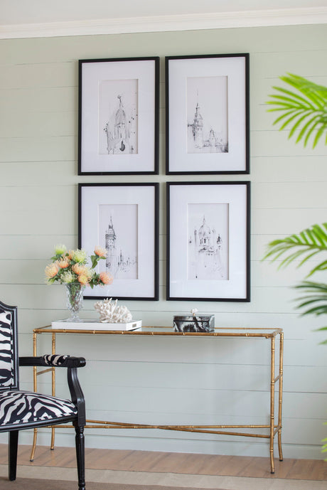 Monochrome-Meridian™-—-Set-of-4-Architectural-Black-&-White-Prints-Wall-Art