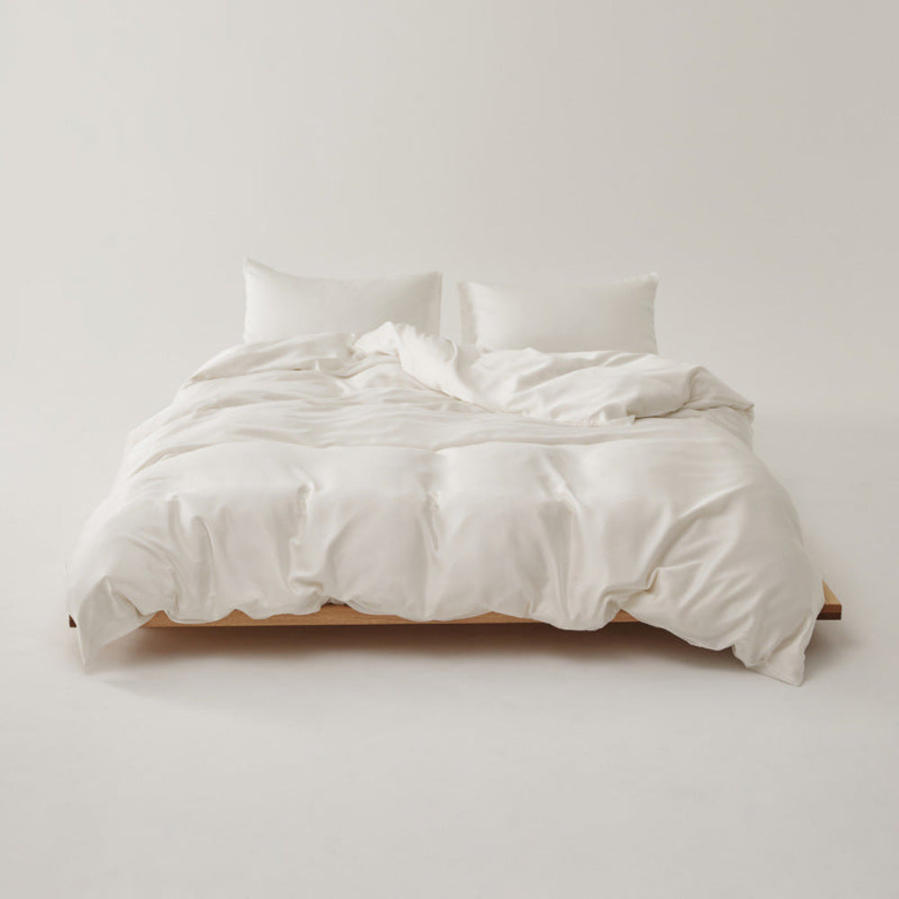 Adeline Pastel Silky Cooling TENCEL™ Bedding Set / Gray