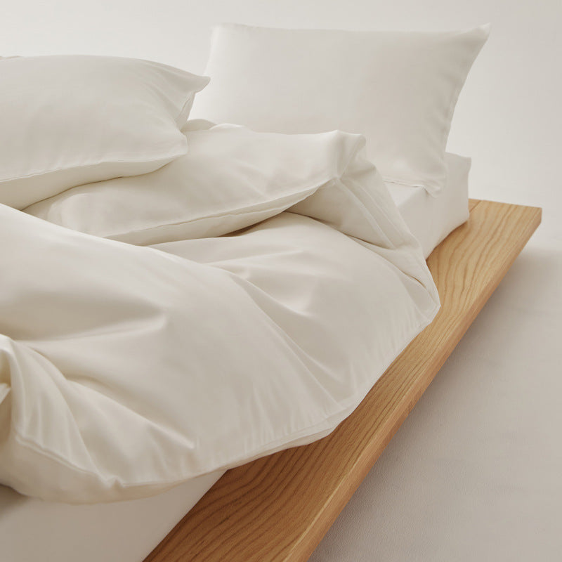 Adeline Pastel Silky Cooling TENCEL™ Bedding Set / Coffee