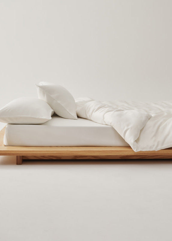 Adeline Pastel Silky Cooling TENCEL™ Bedding Set / Coffee