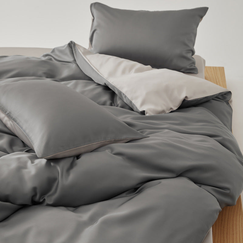 Adeline Pastel Silky Cooling TENCEL™ Bedding Set / Cream