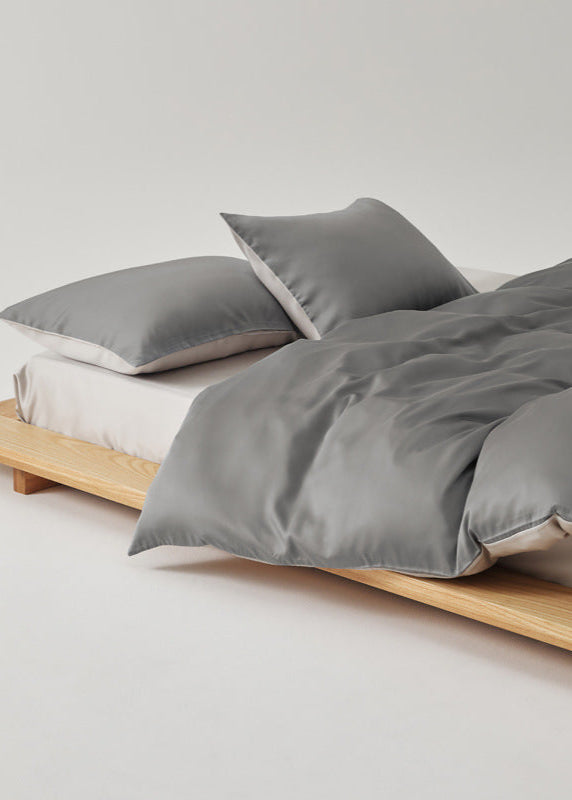 Adeline Pastel Silky Cooling TENCEL™ Bedding Set / Brown