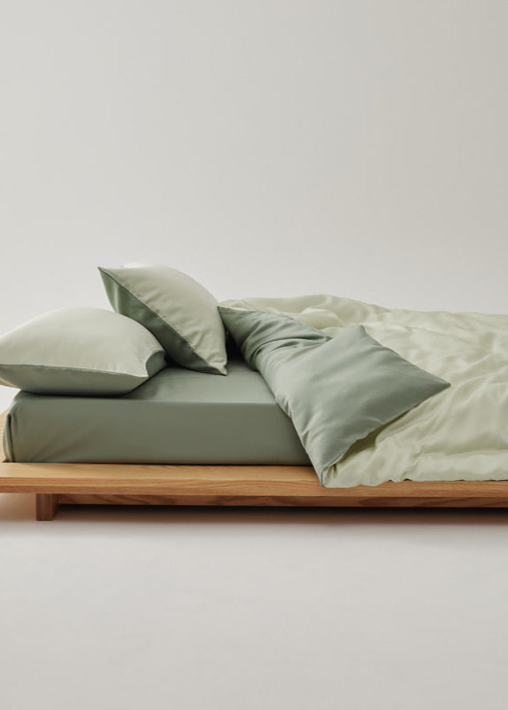 Adeline Pastel Silky Cooling TENCEL™ Bedding Set / Brown