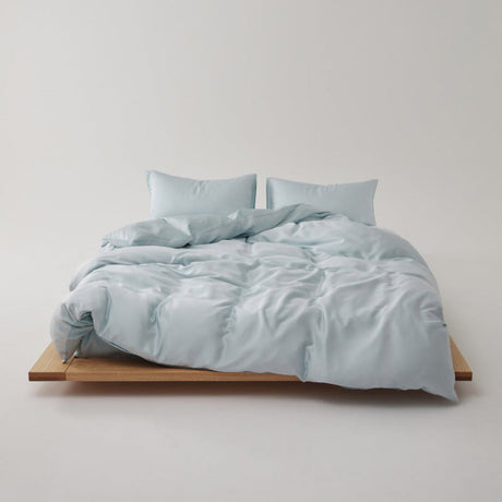 Adeline Pastel Silky Cooling TENCEL™ Bedding Set / White