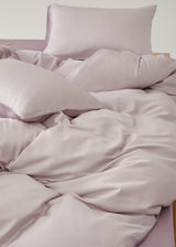 Adeline Pastel Silky Cooling TENCEL™ Bedding Set / Brown