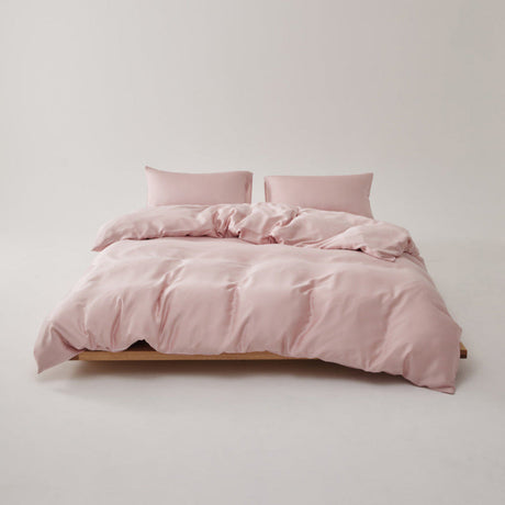 Adeline Pastel Silky Cooling TENCEL™ Bedding Set / Coffee