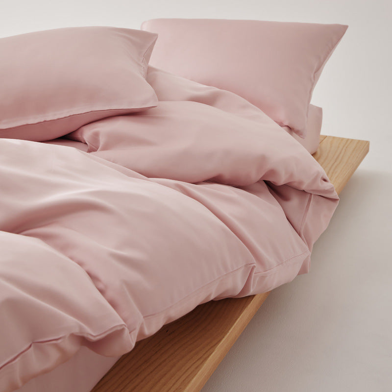 Adeline Pastel Silky Cooling TENCEL™ Bedding Set / White