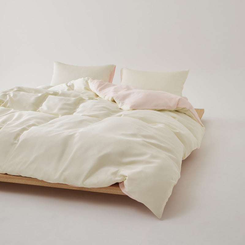 Adeline Pastel Silky Cooling TENCEL™ Bedding Set / Cream