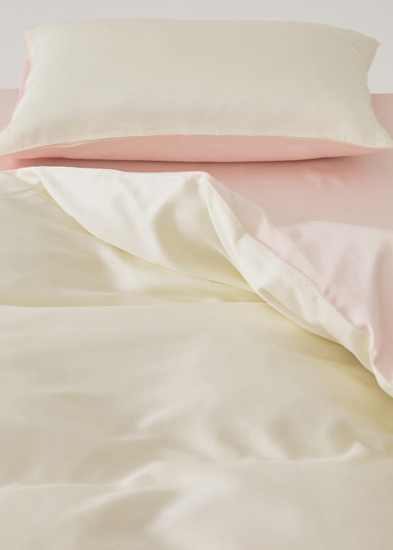Adeline Pastel Silky Cooling TENCEL™ Bedding Set / Coffee