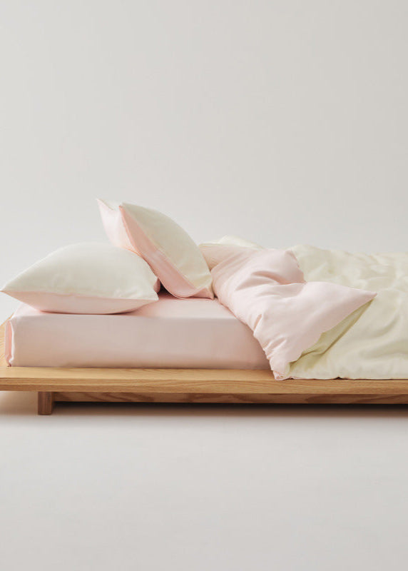 Adeline Pastel Silky Cooling TENCEL™ Bedding Set / Brown