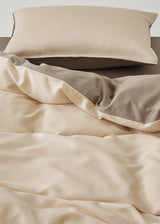 Adeline Pastel Silky Cooling TENCEL™ Bedding Set / White