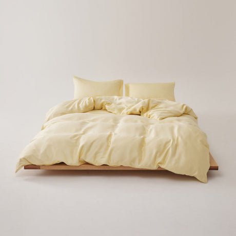 Adeline Pastel Silky Cooling TENCEL™ Bedding Set / Cream