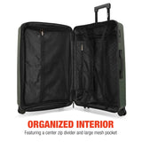 Excavator 3 Piece Expandable Tough Luggage Set